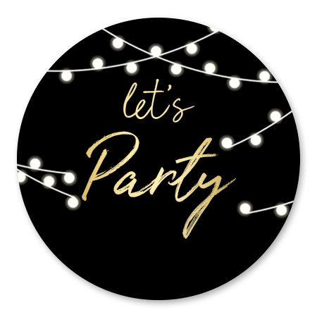 Let's party met lampjes